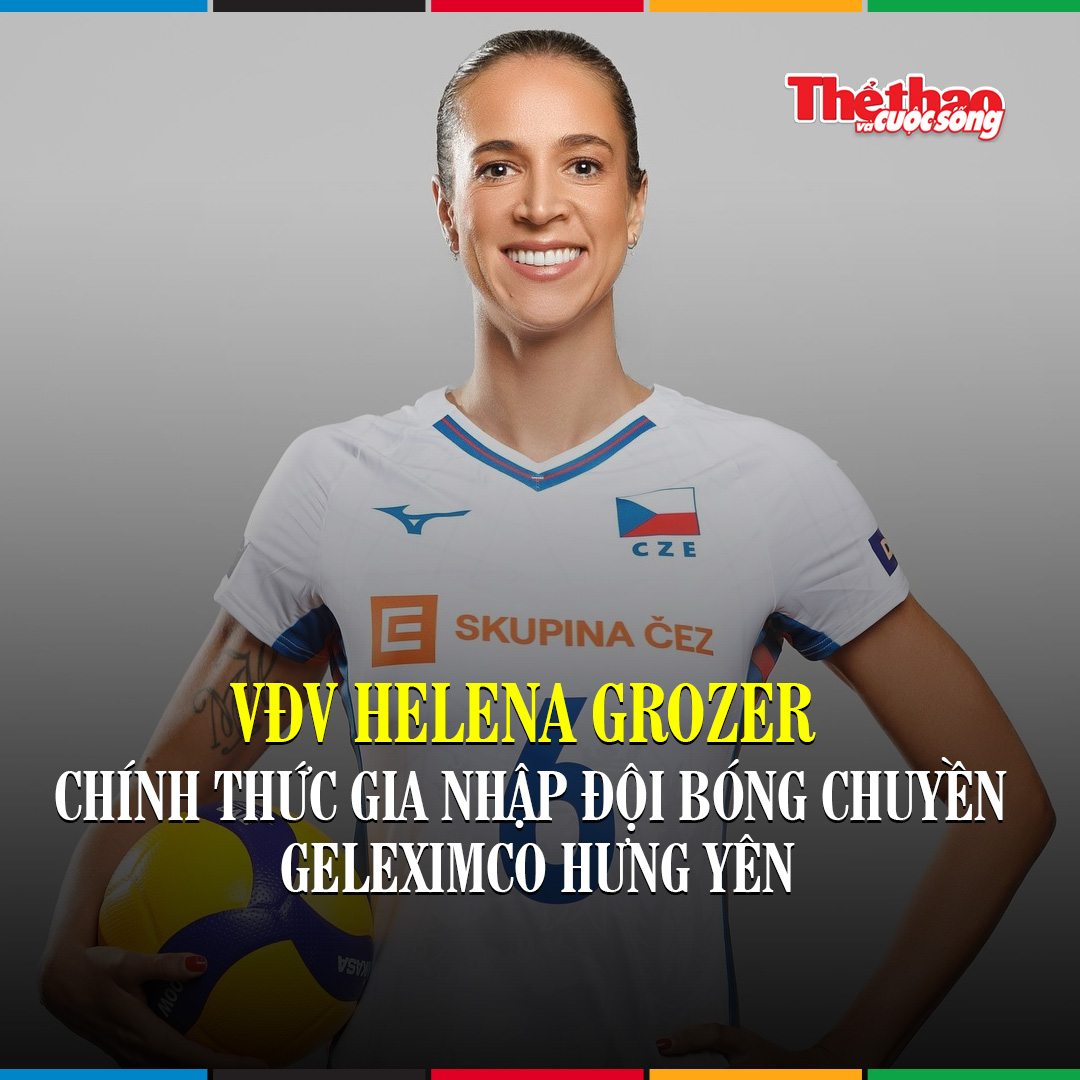 Geleximco Hưng Yên chiêu mộ Helena Grozer dự Giải Bóng chuyền VĐQG 2025